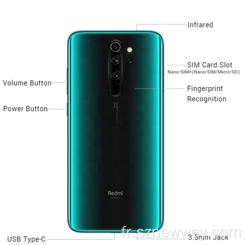 Note de téléphone intelligente Xiaomi Redmi 8